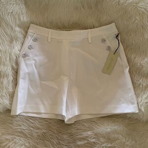 Rachel Zoe white summer shorts